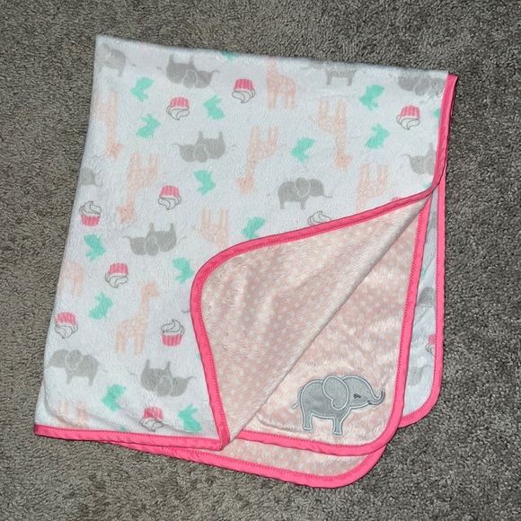 Carter's Accessories Carters Baby Blanket Baby Girl Elephant